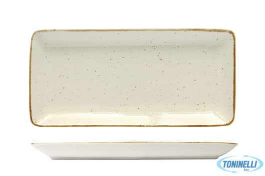Pt Sango Ceramics Java Barley Cream - Piatto Rettangolare Cm 34X16 22130Bc - 799