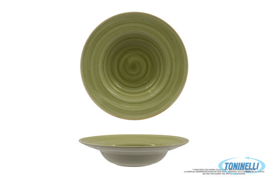 Pt Sango Ceramics Java Meadow Green- Pasta Bowl Cm 25 Interno Cm 16  01020Mg - 7
