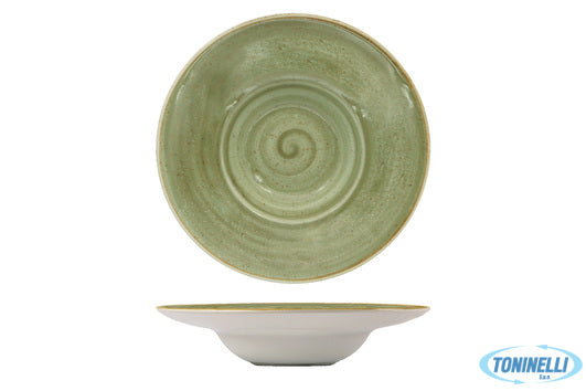 Pt Sango Ceramics Java Meadow Green- Pasta Bowl Cm 28 Interno Cm 16  01020Hmg -