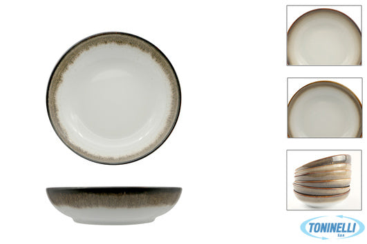 Pt Sango Ceramics Java Radiance Brown-Fondo Coupe-Insalatiera Cm 23 36840Br - 14