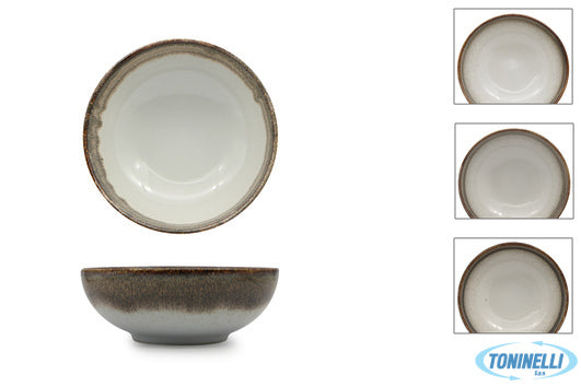 Pt Sango Ceramics Java Radiance Brown-Insalatiera Cm 17 36640Br - 14333