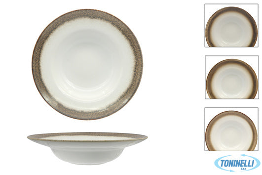 Pt Sango Ceramics Java Radiance Brown-Pasta Bowl Cm 25  01020Hbr - 14343