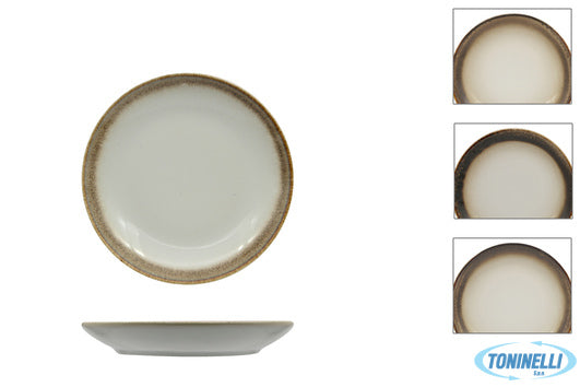 Pt Sango Ceramics Java Radiance Brown-Piatto Coupe Cm 20 36810Br - 14332