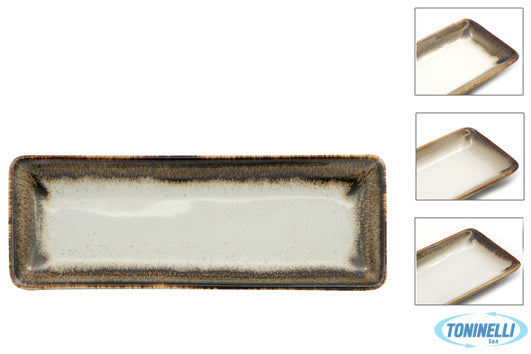 Pt Sango Ceramics Java Radiance Brown-Piatto Rettangolare Cm 21X8   22810Br - 14