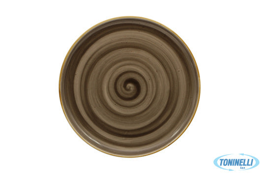 Pt Sango Ceramics Java Woodland Brown - Piatto Coupe Cm 27 36110Wb - 7994