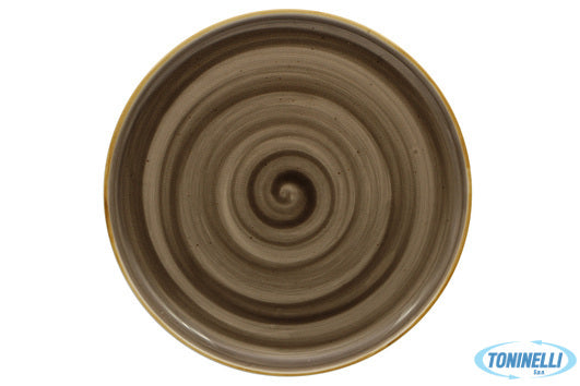 Pt Sango Ceramics Java Woodland Brown - Piatto Coupe Cm 32 01270Wb - 7993