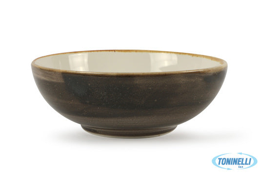 Pt Sango Ceramics Java Woodland Brown-Insalatiera Cm 17  36640Wb - 7996