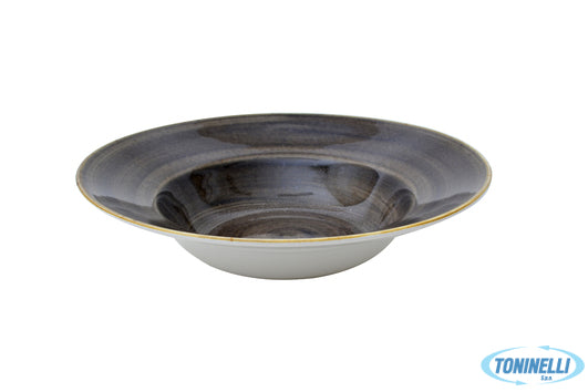 Pt Sango Ceramics Java Woodland Brown-Pasta Bowl Cm 25 Interno Cm 16   01020Wb -