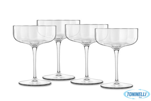 Bormioli Luigi Jazz - Confezione 4 Calici Cocktail Cl.30 H.14,2 Cm.10,5 - 15141
