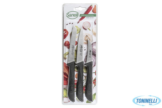 Sanelli              Jolly-Set Coltelli Mix 3Pz Spelucchino-Pomodoro-Verdura  66