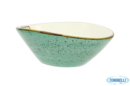 Import Tavola Justcolor Green-Coppetta Ovale Cm.16,8X14,5Xh.5,6 Chb3867-1096K2 -
