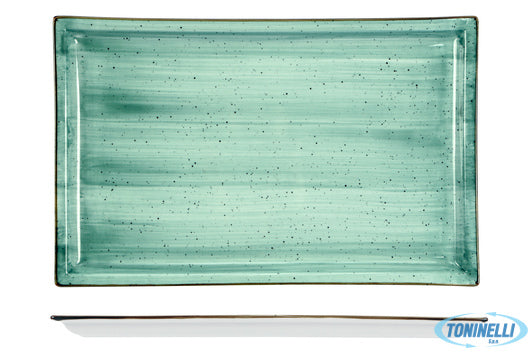 Import Tavola Justcolor Green-Piatto Rettangolare Cm.36,5X22,8 Hp7500-1096K2 - 7