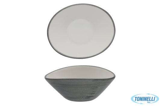 Import Tavola Justcolor Grey-Coppetta Ovale Cm.12X10,2Xh.4,6 Chb3868-1135O - 137