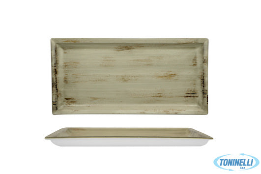 Import Tavola Justcolor Noisette-Piatto Rettangolare Cm.36,5X18,2 Chp9621Ut-1135