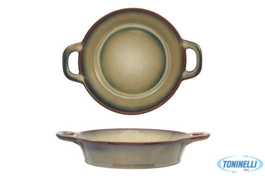 Import Tavola Justcolor Reactive-Tegamino 2 Manici In Porcellana Cm.20 - 22803
