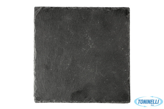 Import Tavola Justone-Piatto Ardesia Quadrato Cm.20X20 Ckpl2020B - 1783