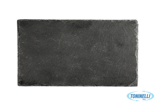 Import Tavola Justone-Piatto Ardesia Rettangolare Cm.30X15 Ckpl3015B - 1786