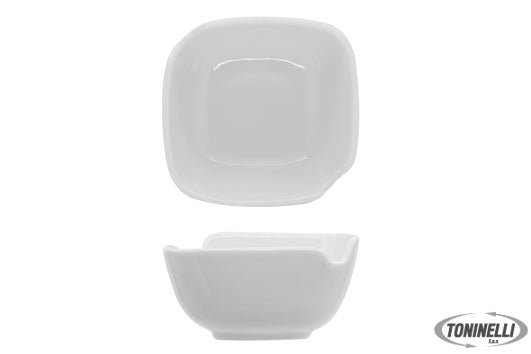 Import Tavola Justwhite-Coppetta Quadra Con Incavi Cm.10,3X10,3 Hhb4801 - 21983