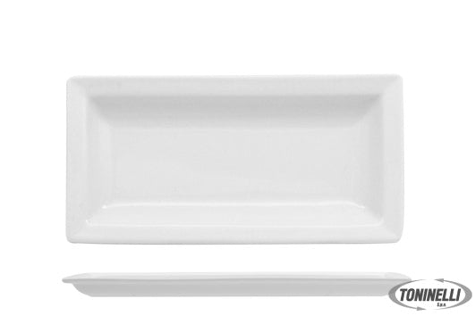 Import Tavola Justwhite-Piatto Rettangolare Cm.17,8X8,7X1,8  Hp7506 - 60904