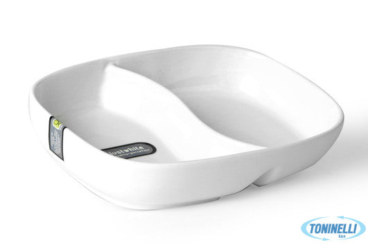 Import Tavola Justwhite-Piatto 2 Scomparti 20,3X14,2X4,3 Hp7441 - 2841400