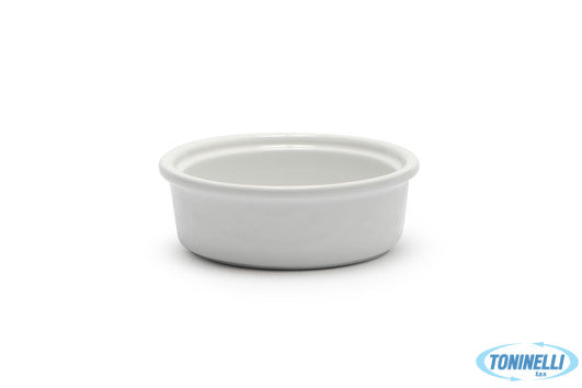 Import Tavola Justwhite-Stampo Tondo In Porcellana Bianca Cm.11,5 H.4    6680 -