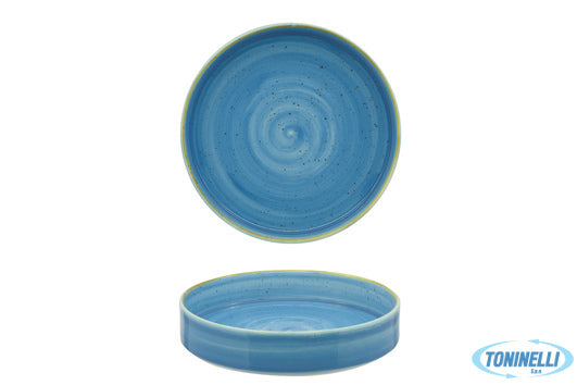 Pt Sango Ceramics Kaden Aqua Blu-Piatto Fondo Cm20 50840N3Ab - 10331