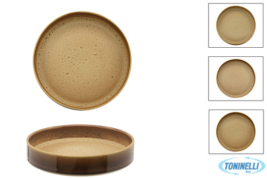Pt Sango Ceramics Kaden Arica-Piatto Fondo Bordo Alto Cm20 50840N3Ar - 10322