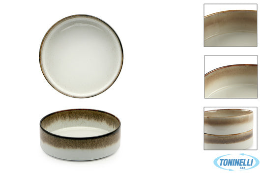 Pt Sango Ceramics Kaden Radiance Brown-Insalatiera Cm.20  50840N5Br - 14453