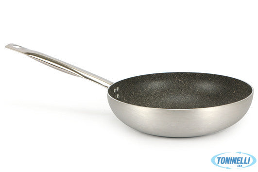 Ballarini Professionale Kerastone Granite-Padella Svasata Alta 1 Manico Cm.40 -