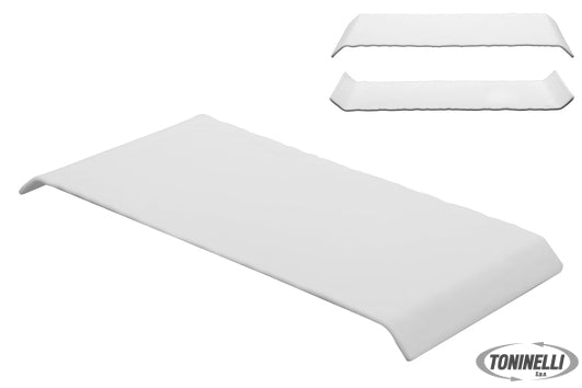 Import Tavola Kora -Piatto Rett.Double-Face Bianco Matt Cm 30X14 - 22419