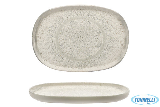 Mesa Ceramics Lda Lace - Vassoio Ovale Cm.33X23 Ff0390661731 - 16428