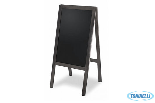Stilcasa             Lavagna Cavalletto Monofacciale Cm 60X120 Wenge - Scrivibil
