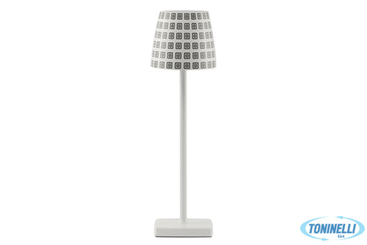 Import Arredo Casa Lumiere Mosaik-Lampada Tavolo Led Cm.11Xh.36 Bianca - 14287