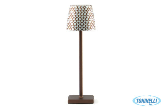 Import Arredo Casa Lumiere Mosaik-Lampada Tavolo Led Cm.11Xh.36 Bronzo - 14289