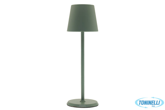 Import Arredo Casa Lumiere Round-Lampada Tavolo Led Cm.10Xh34 Salvia - 23450