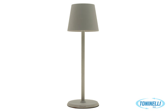 Import Arredo Casa Lumiere Round-Lampada Tavolo Led Cm.10Xh34 Tortora - 23452