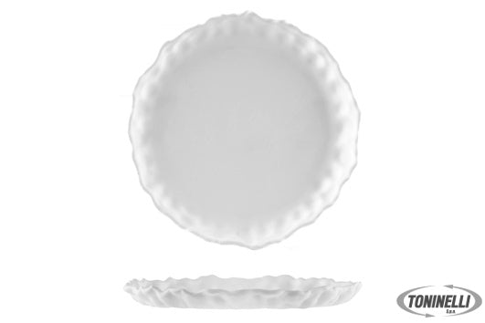 Import Tavola Magma Piatto Cm 30 H4,5 Bianco Matt Int. Lucido - 21611