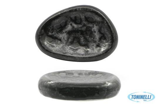 Farika Porselen San.Tic.Ltd.Sti. Matheria Black-Piattino Alto Ovale In Porcellan