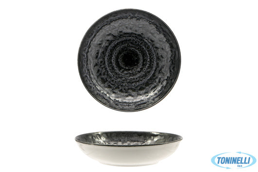 Farika Porselen San.Tic.Ltd.Sti. Matheria Black-Piatto Fondo Coupe In Porcellana