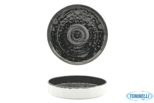 Farika Porselen San.Tic.Ltd.Sti. Matheria Black-Piatto Nordico Alto In Porcellan
