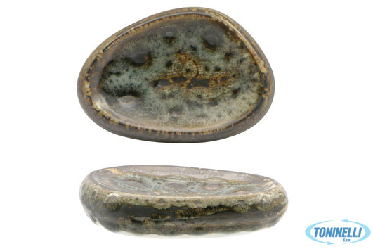 Farika Porselen San.Tic.Ltd.Sti. Matheria Green-Piattino Alto Ovale In Porcellan