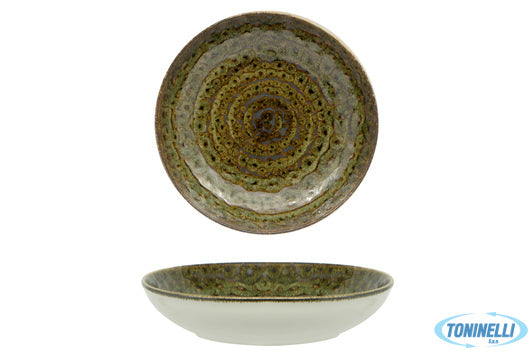 Farika Porselen San.Tic.Ltd.Sti. Matheria Green-Piatto Fondo Coupe In Porcellana