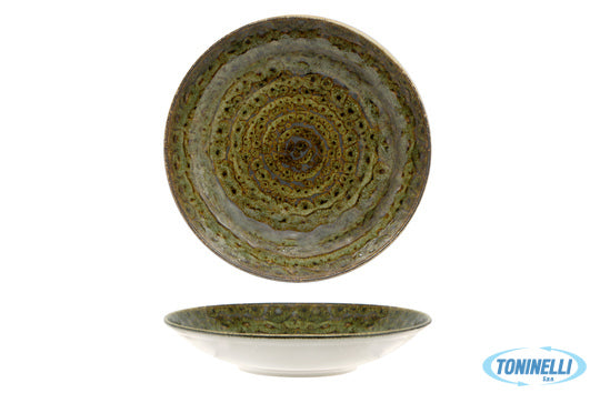 Farika Porselen San.Tic.Ltd.Sti. Matheria Green-Piatto Fondo Coupe In Porcellana