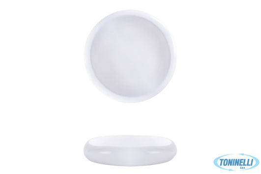 Farika Porselen San.Tic.Ltd.Sti. Matheria White-Piatto Alto Tondo In Porcellana