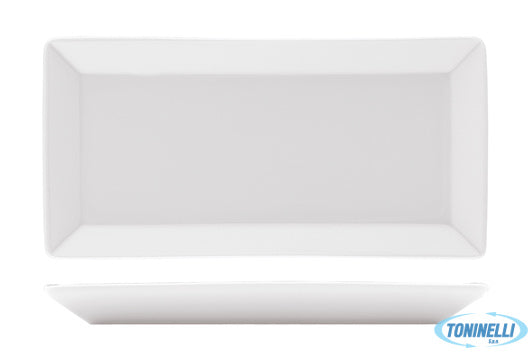 Kutahya Seramik Maya-Perge Bianco-Piatto Rettangolare Cm 33X18 Prg33Ky00 - 8242
