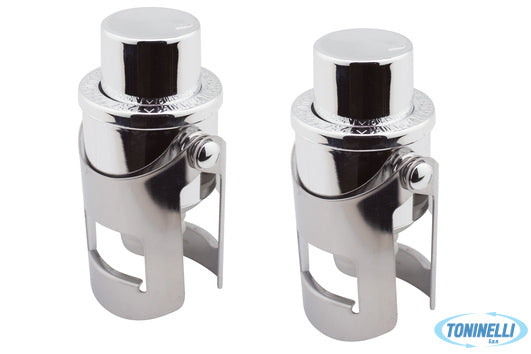Ilsa                 Mixage-Set 2 Tappi Champagne Inox Cm 4X7,5H 4527 - 9673