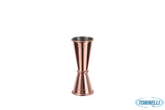 Training Consulting S.R.L.S. Mixing - Misurino Jigger Jap Rame Cono Piccolo Ml.3