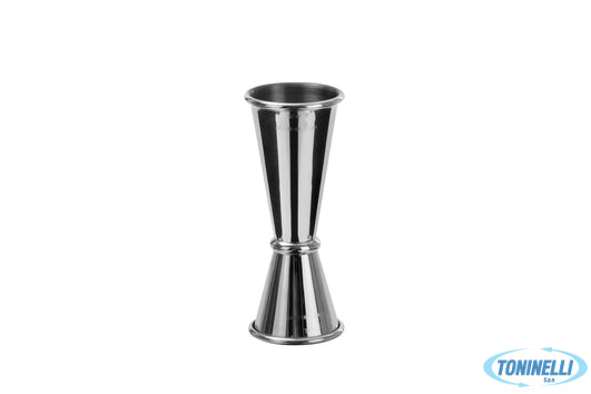 Training Consulting S.R.L.S. Mixing - Misurino Jigger Jap Silver Cono Piccolo Ml
