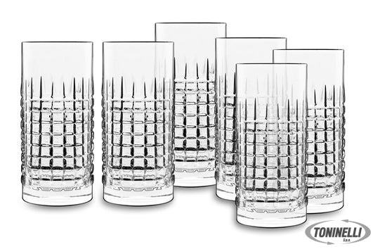 Bormioli Luigi Mixology Charme-Confezione 6 Bicchieri Hi-Ball Cl.48 12418-01 - 1