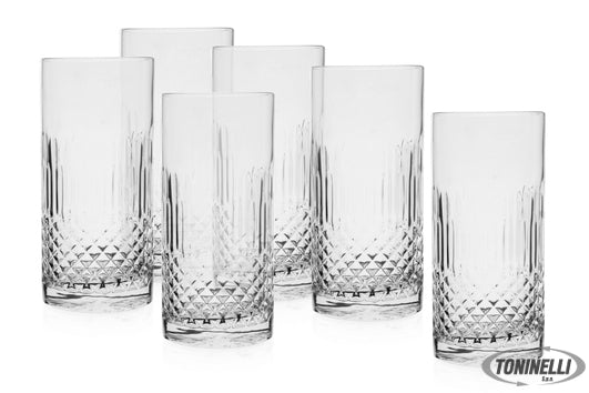 Bormioli Luigi Mixology Diamante - Confezione 6 Bicchieri Bibita Cl 48 - 21958